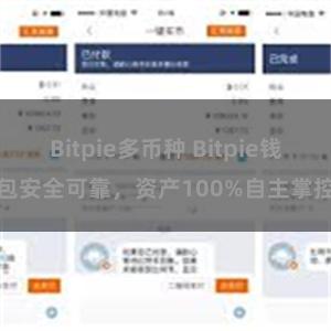 Bitpie多币种 Bitpie钱包安全可靠，资产100%自主掌控