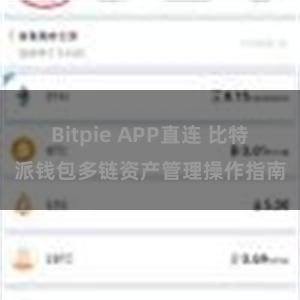 Bitpie APP直连 比特派钱包多链资产管理操作指南