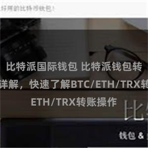 比特派国际钱包 比特派钱包转账教程详解，快速了解BTC/ETH/TRX转账操作