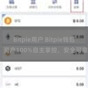 Bitpie用户 Bitpie钱包：资产100%自主掌控，安全可靠。