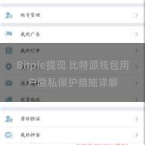 Bitpie提现 比特派钱包用户隐私保护措施详解