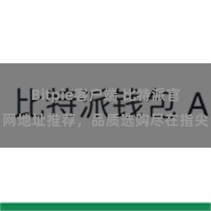 Bitpie客户端 比特派官网地址推荐，品质选购尽在指尖