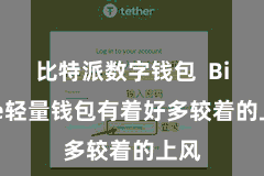 比特派数字钱包  Bitpie轻量钱包有着好多较着的上风